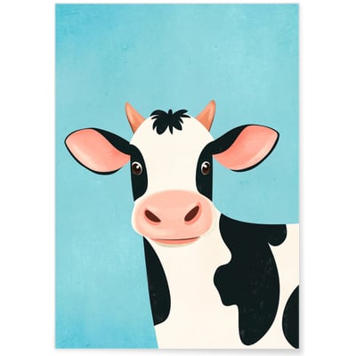 Affiche Vache souriante L'AFFICHERIE