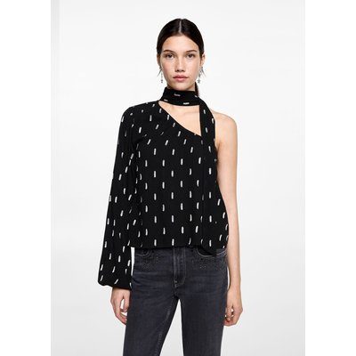 Blouse asymétrique imprimée MANGO TEEN