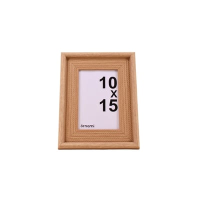 Cadre photo tressé 10x15cm ORNAMI