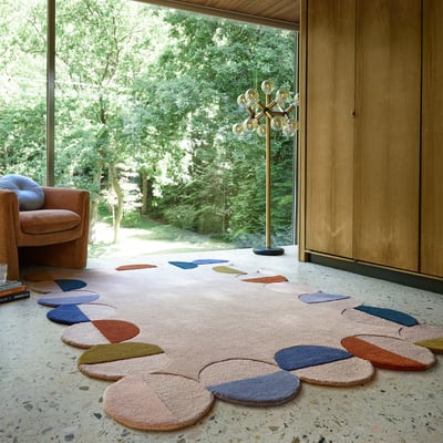 Tapis en laine MIA SCALLOP FLAIR RUGS