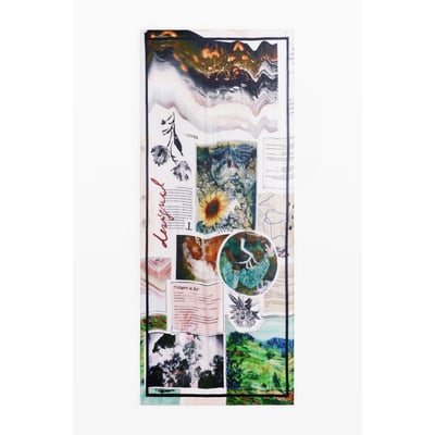 Foulard rectangulaire collage DESIGUAL