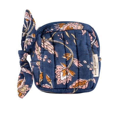Pochette à bijoux en coton matelassé Nesta BINDI ATELIER