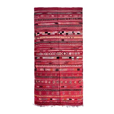 Tapis Kilim berbère marocain pure laine 169 x 364 cm AFK LIVING