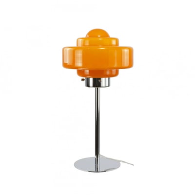 Lampe à poser en verre & métal, ZENI C-CREATION