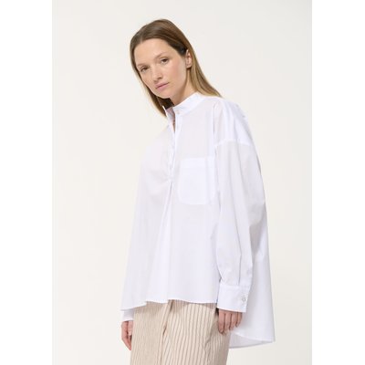 Top oversize en popeline unie HUMILITY