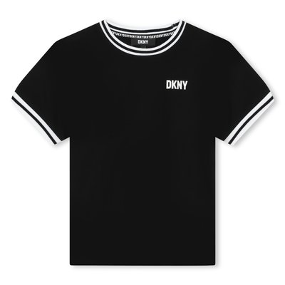 T-shirt coton manches courtes DKNY