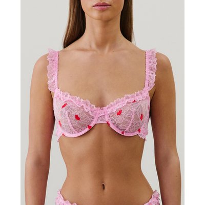Soutien-gorge corbeille en dentelle avec broderies BRODLACIZ UNDIZ