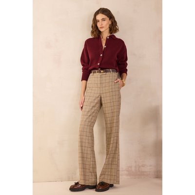 Pantalon large motif prince de Galles LAYLA Maison 123