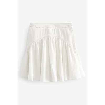 Jupe dentelle blanche La Redoute