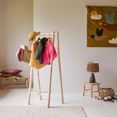 Portant simple enfant en teck massif KILIM TIKAMOON