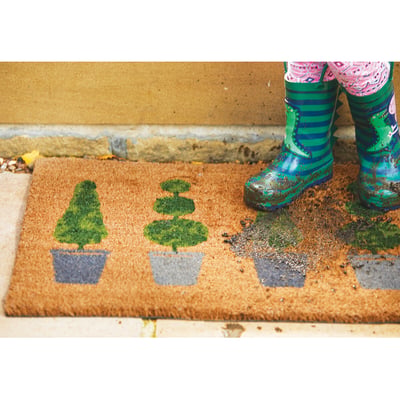 Topiary Printed Coir Doormat MY MAT COIR