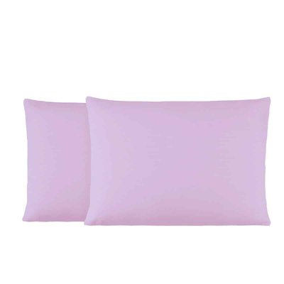 Lot de 2 taies d'oreillers coton polyester AISANCE LINANDELLE