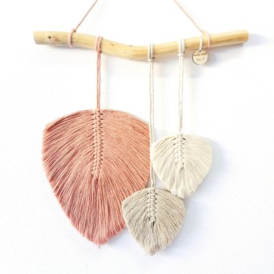 Decoração de parede em macramé FALLEN II, Macramar MACRAMAR
