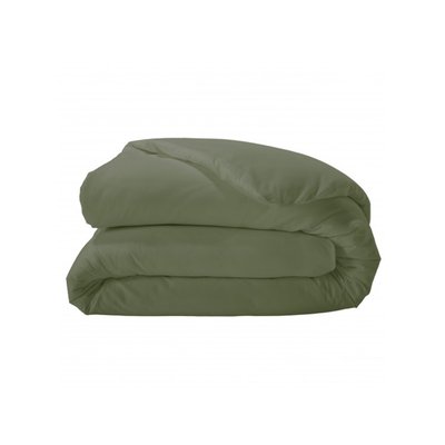 Housse de couette unie en percale de coton TRADILINGE