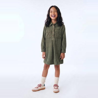 Robe unie en velours côtelé MONOPRIX