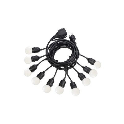 Guirlande Extérieure Noire 6m Raccordable 230 V Fiesta MILLUMINE