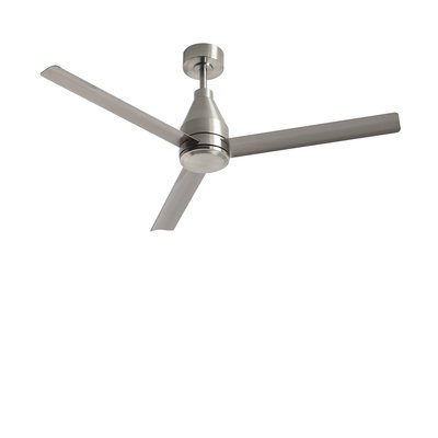 Ventilateur de plafond silencieux sans lumiére avec télécommande WIND STEEL CREATE
