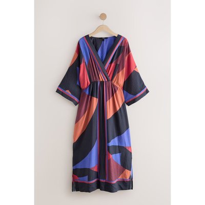 Robe longue style caftan à col en v NEXT
