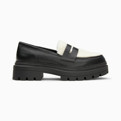 Mocassins Claudine en similicuir et sherpa VANESSA WU