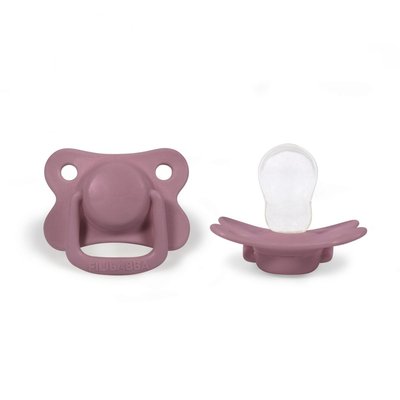 Lot de 2 sucettes anatomiques en silicone 6m+ FILIBABBA