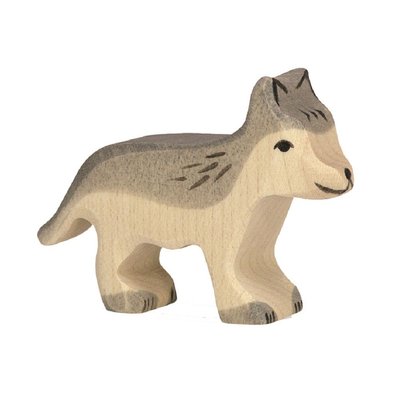 Figurine petit loup HOLZTIGER