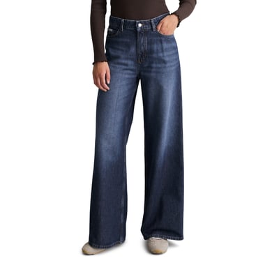 Jeans modèle Anjo wide en denim rigide sans élasthanne MARC O’POLO DENIM