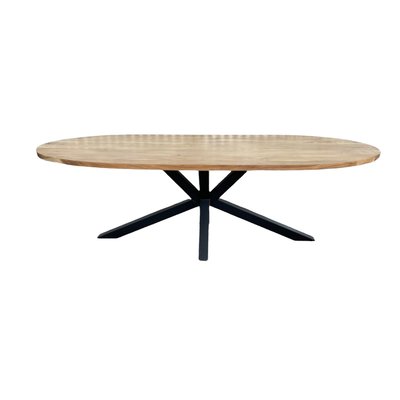 Table de repas ovale en bois massif - ALEVO MATHI DESIGN
