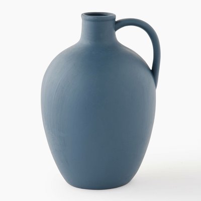 Grand vase anse, 22,5x32,5cm, en céramique MONOPRIX