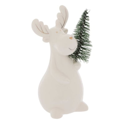 RENNE CERAMIQUE H11,7 FEERIC LIGHTS & CHRISTMAS