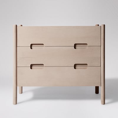Biscoe Mango Wood 3 Drawer Chest Of Drawers SWOON