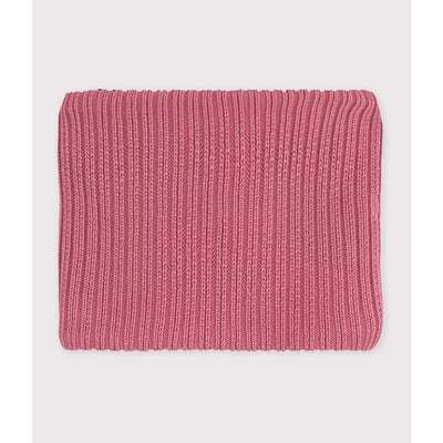 Snood en tricot côtelé, doublé polaire PETIT BATEAU