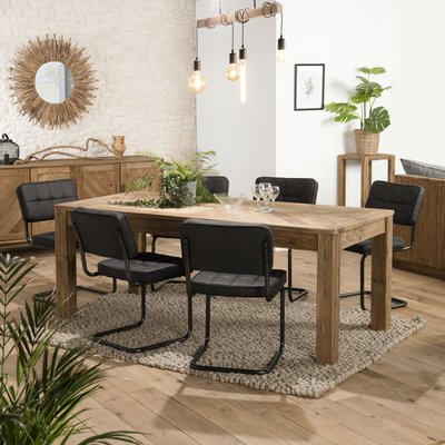 Table à manger 200 en pin recyclé décor campagne chic DENVER PIER IMPORT