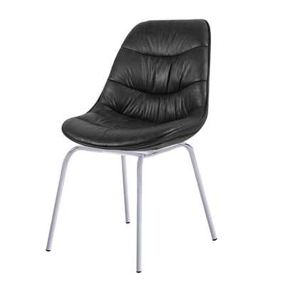 Chaise e pied métal gris ZAGO