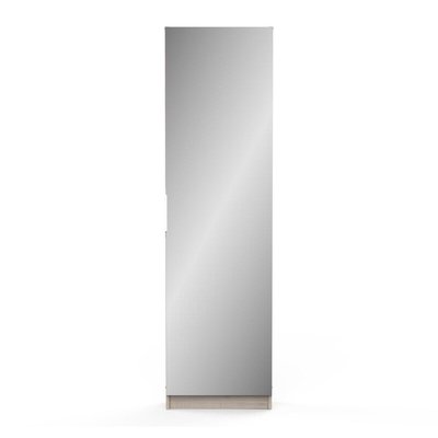 Armoire à Chaussures 1 Porte Miroir L50 cm - Zapatero CALICOSY