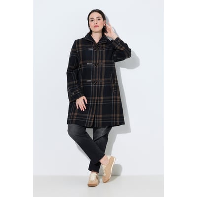 Manteau à carreaux, coupe évasée ULLA POPKEN