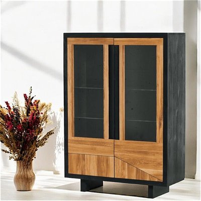 Buffet vitrine en bois FAIRLIE PIER IMPORT