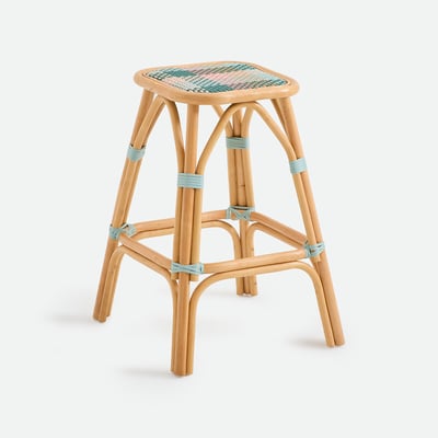 Musette Woven Rattan 65.5cm High Bar Stool LA REDOUTE INTERIEURS
