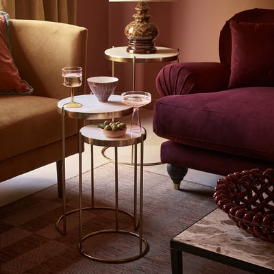 Cassel Metal Side Table SWOON