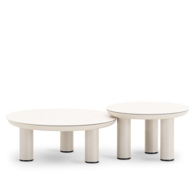 Set de 2 tables jardin rondes, PETRA DEFORA HOME