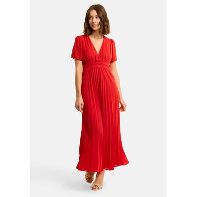 Robe plissée drapée à la taille ICODE