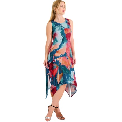 Robe estivale mi-longue sans manches ROMA LISCA