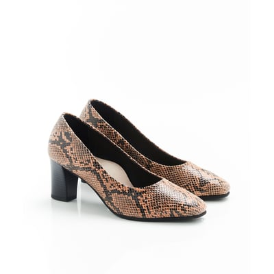 Escarpins unis ou imprimé python DAMART