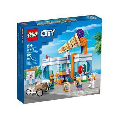 City La boutique du glacier LEGO