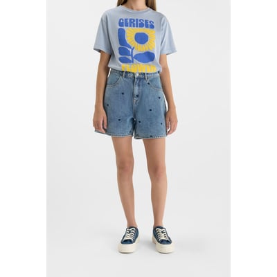Short en jeans EVAGI LE TEMPS DES CERISES