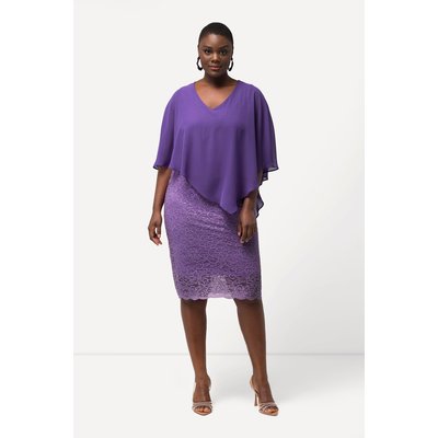 Robe de soirée en jersey. Cape ULLA POPKEN