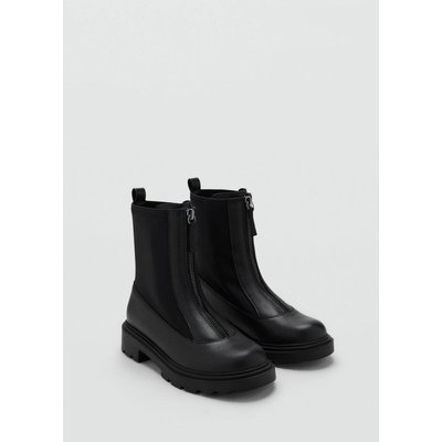 Bottines cuir zip MANGO KIDS