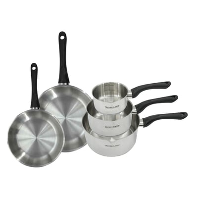 Batterie 2 poêles 20/24cm + 3 casseroles 12/16/20cm GENEVA FACKELMANN