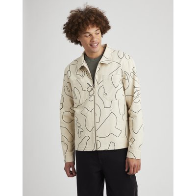 Veste imprimée zippée BZB