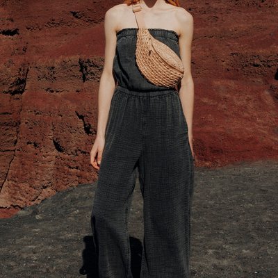 Combipantalon en gaze de coton PROMOD