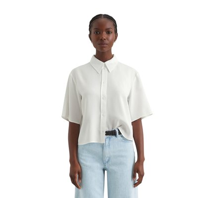 Chemisier crop relaxed en TENCEL™ Lyocell MARC O’POLO DENIM